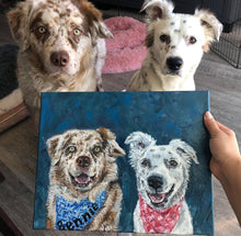 Load image into Gallery viewer, Portrait of Two Pets