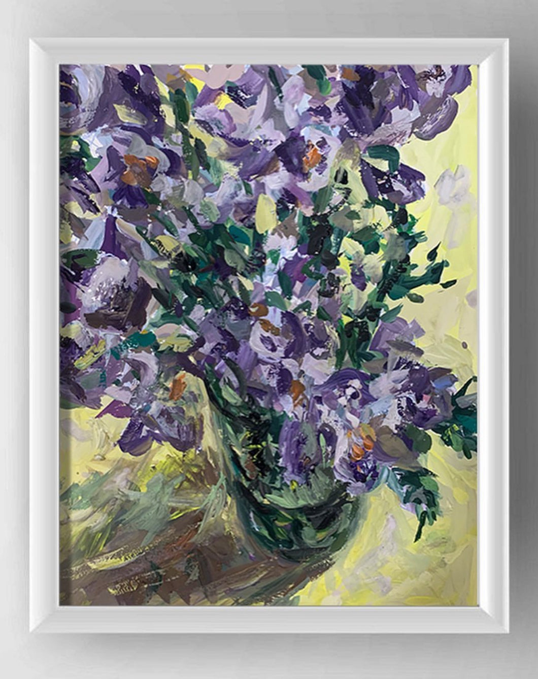 Print of Freesia Flowers
