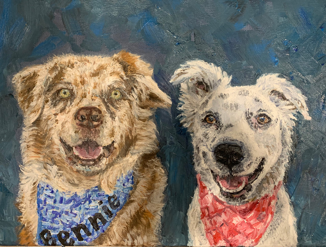Portrait of Two Pets
