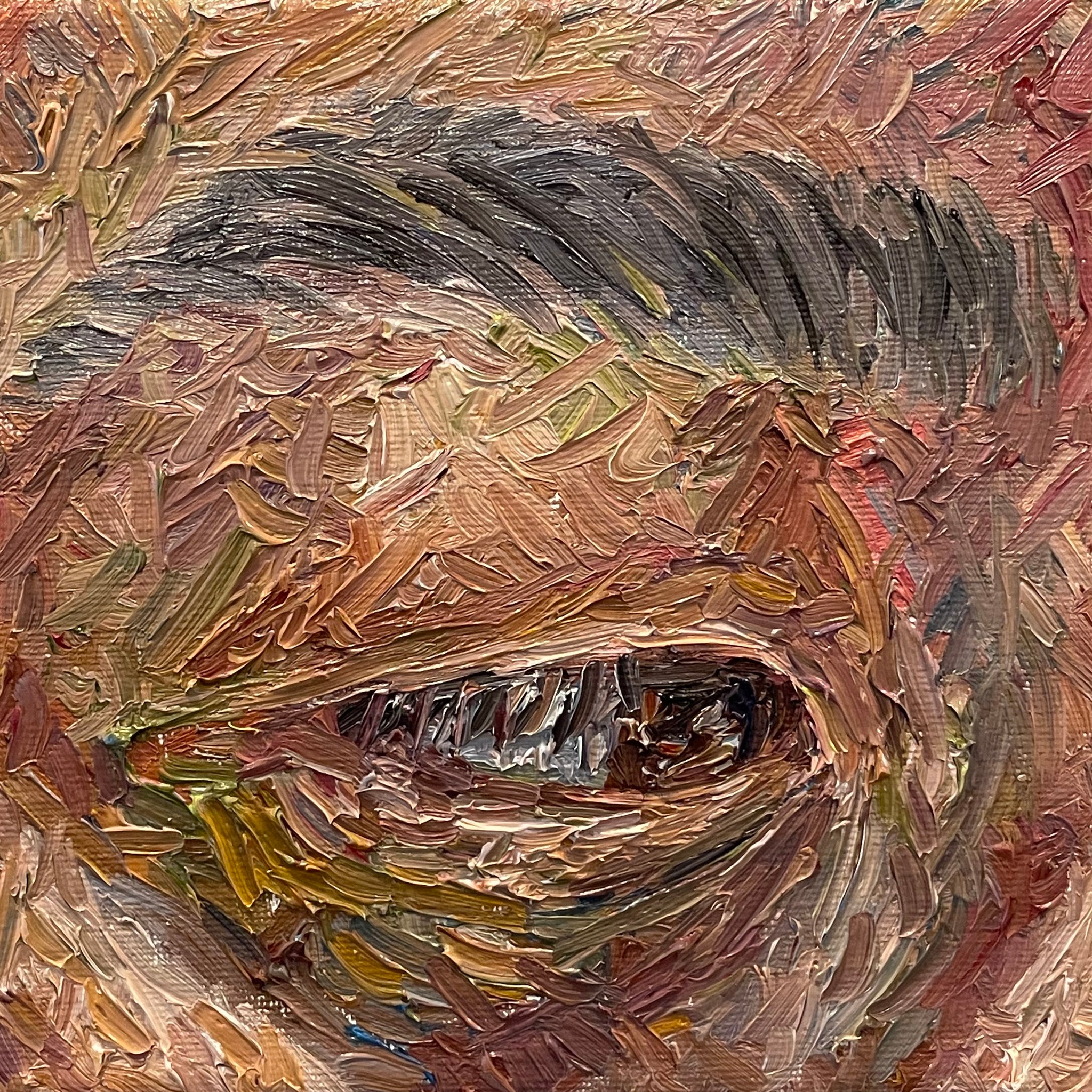 Handmade abstract selling portrait of an eye